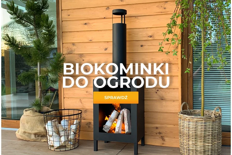 Biokominki do ogrodu